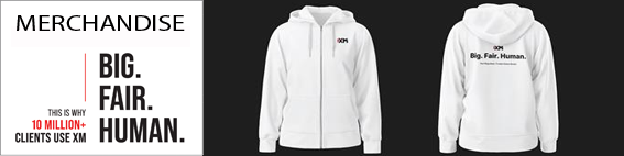 REBATE TRADING IB XM INDONESIA MERCHANDISE JAKET PUTIH